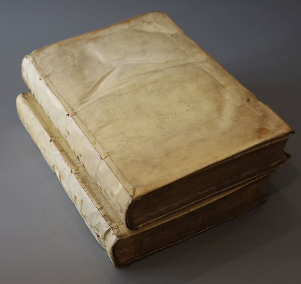 Sandoval, Prudencio de, ca.1560-1620. - Historia de la vida y hechos del emperador Carlos V, 2 vols, limp vellum, quarto,